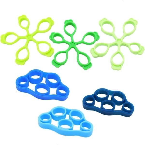 Cosensi - Siliconen vingertrainer set - Hand extensor en krachttrainer - Verbetert spierkracht in pols, onderarm en vingers - Vermindert gewrichtsontsteking.