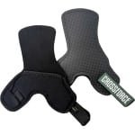 CrossFit CF x MV Grips Groen ONE-SIZE - Sport Handschoenen - Geschikt voor CrossFit, Fitness, Turnen & Gymnastics - Zwart met groen - Maat XL - Grips Vingerloos - Grips zonder Gaten - Ultra Sticky - wrist wraps - ondersteuning pols - 2x zweetbanden