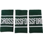 CrossForce COMBIPACK 3x2 Stuks Zweetbanden voor Pols - Polsband - Zweet Wrist Wraps - Unisex Volwassenen - Groen & Wit - Sport - Fitness - CrossFit