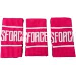 CrossForce COMBIPACK 3x2 Stuks Zweetbanden voor Pols - Polsband - Zweet Wrist Wraps - Unisex Volwassenen - Roze & Wit - Sport - Fitness - CrossFit