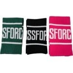 CrossForce COMBIPACK 3x2 Stuks Zweetbanden voor Pols - Polsband - Zweet Wrist Wraps - Unisex Volwassenen - Roze & zwart & groen - Sport - Fitness - CrossFit