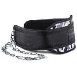 Dip Belt met Ketting voor Bodybuilding en Krachttraining - Verstelbare Gewichtsriem met Carabiner Haken