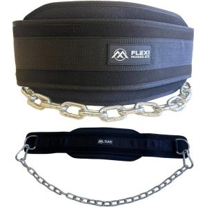 Dip Belt met Ketting voor Gewichtheffen - Krachttraining en Progressieve Overbelasting