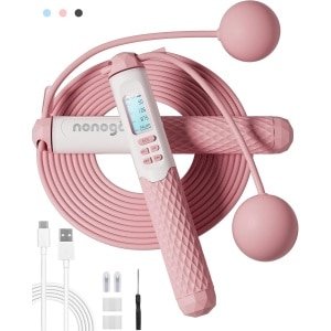 Draadloos Springtouw met Teller - Verstelbaar Springtouw voor Fitness, Boksen en Cardio Training