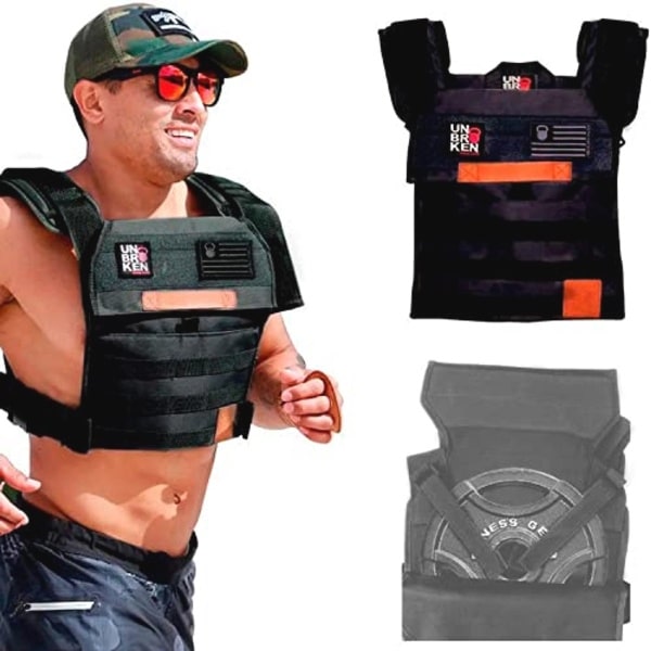 Draagbaar WOD Gewicht Vest voor Crossfit en Functionele Fitness - Verstelbaar en Comfortabel