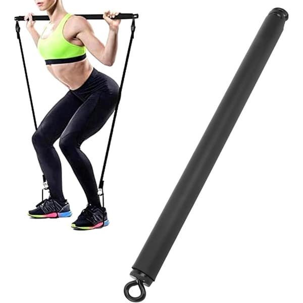 Draagbare Pilates Bar - Multifunctionele Yoga Rally Bar voor Krachttraining Fitness