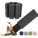 Draagbare pols- en enkelgewichten - Verstelbare gewichten voor yoga, dans, pilates en cardio | Set van 2 (1 kg elk)