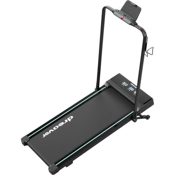 Dreaver Elevate Pro - 2 in 1 Loopband Inklapbaar 12KM/U met 9% Hellingsfunctie - Hardloopband - Treadmill - Wandelband - Walking pad - Voor Thuis