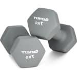 Dumbbells/Gewichten 7 kg Neopreen halters voor krachttraining