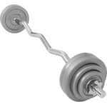 EZ Curlset Halterset 35 kg Gietijzer voor Krachttraining Thuis