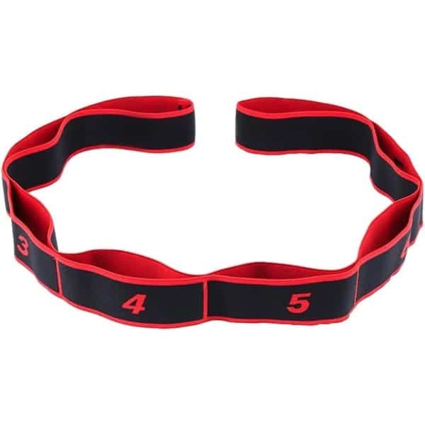 Elastic Band voor Krachttraining - Fitness Elastic Band - 8 Sterkte - Weerstandsband - Duurzame Sport Trainingsbanden voor Yoga - Rood