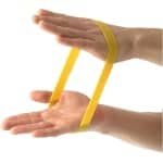 Elastische fitnessband voor krachttraining en rekken