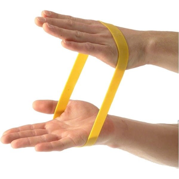 Elastische fitnessband voor krachttraining en rekken