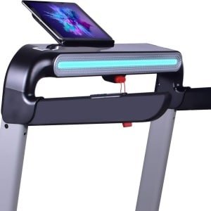 Elektrische Loopband - 1800 W - Opvouwbaar - Ultravlak - Touchscreen Display - Ondersteuning voor IPad - Bluetooth Luidspreker - App Systeem - Hartslagmeter