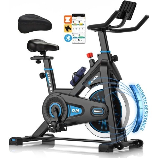 Ergometer Hometrainer Fiets met Magnetische Weerstand en LCD-Monitor - Max. 160 kg