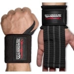 Fast Grip Polsbandages en lifting straps [set] voor professionele fitness krachttraining en bodybuilding - inclusief trainingsplannen - voor vrouwen en mannen
