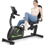 Fietsen voor Volwassenen en Senioren | Comfortabele Hometrainer met Hartslagmeter en Magnetische Weerstand
