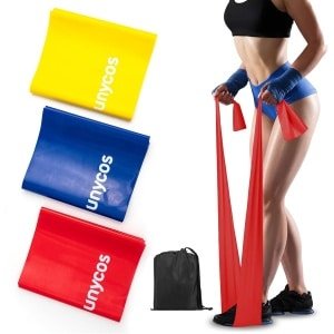 Fitness Elastieken Set met 3 Weerstandsniveaus - Antislipbanden voor Krachttraining