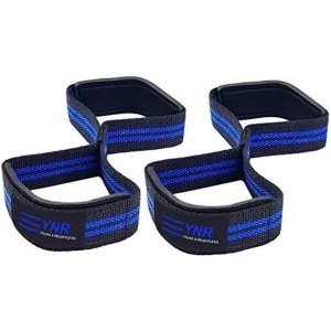 Fitness Gewichthefbanden Figuur 8 - Sterke Polsbanden voor Deadlift en Krachttraining