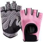 Fitness Handschoenen Vingerloos voor Mannen en Vrouwen, Ademend Met Volle Palm Bescherming voor Gewichtheffen, Gym Training, Krachttraining en Fietsen, Maat M