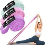 Fitnessband Set van 3 Met Weerstandsbanden voor Krachttraining en Yoga