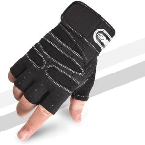 Fitnesshandschoenen met polsbandondersteuning voor dames en heren - Sporthandschoenen voor crossfit, bodybuilding, wielrennen, gym en krachttraining