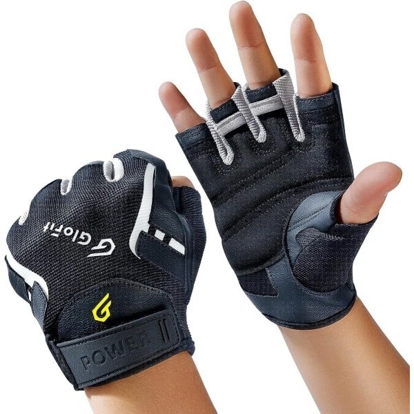 Fitnesshandschoenen voor heren en dames, goede grip, trainingshandschoenen, sporthandschoenen met comfortabele voering voor gewichtheffen, bodybuilding, wielrennen, gym, krachttraining