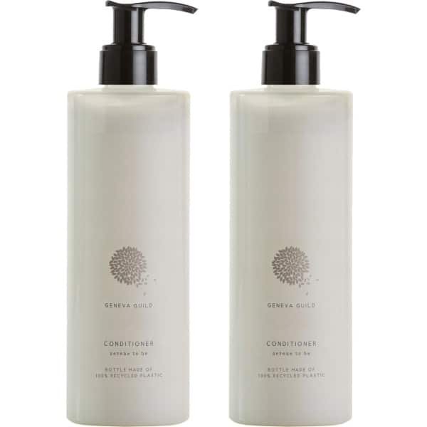 Geneva Guild Haarconditioner met creatine en kamille-extract met pompje, veganisten 2x380 ml