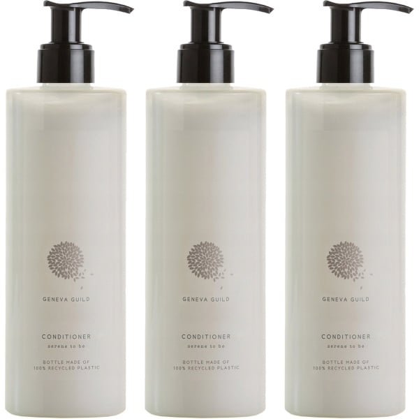 Geneva Guild Haarconditioner met creatine en kamille-extract met pompje, veganisten 3x380 ml