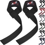 Gewatteerde Gym Riemen voor Krachttraining en Crossfit - Pols Ondersteuning voor Deadlifts en Bodybuilding