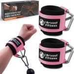 Gewatteerde Neopreen Polsbanden voor Krachttraining met Verstelbare Haak en Lus