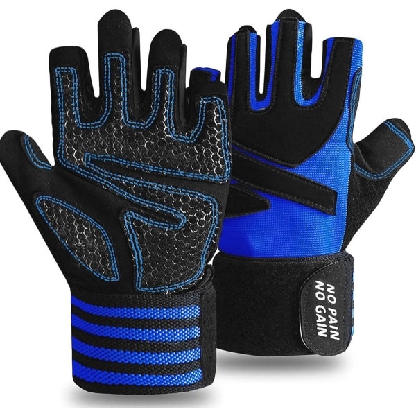 Gewichtheffen Handschoenen met Polsbandjes - Gel Gewatteerd voor Gym & Crossfit - Fitness Oefenhandschoenen met Volledige Palmbescherming