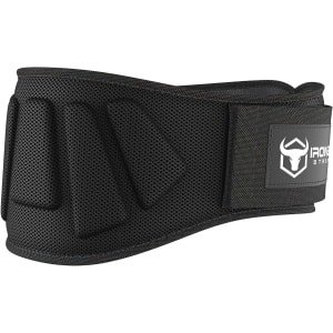 Gewichthefriem voor mannen en vrouwen - 6 inch anatomisch ontwerp voor optimale rugondersteuning en comfort bij krachttraining