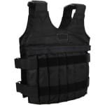 Gewichtsvest 20KG Verstelbaar Bodybuilding Workout Fitness Gym- Heavy Body Oefening - Krachttraining - Boksen met Zandzakken Gewichtsvest