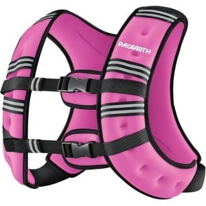 Gewichtsvest voor krachttraining en cardio - verstelbaar met reflecterende strepen