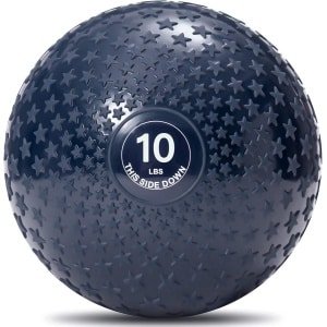 Gewogen Slam Ball 4,5 kg Zwart - Krachttraining en Cardio Fitness Bal