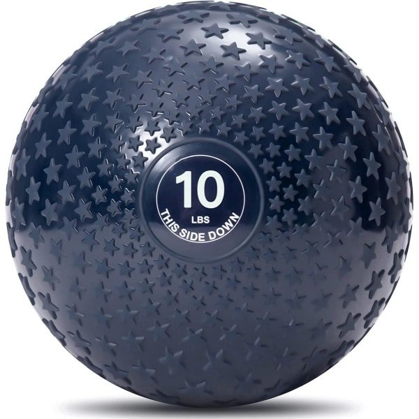 Gewogen Slam Ball 4,5 kg Zwart - Krachttraining en Cardio Fitness Bal