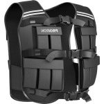 Gewogen vest 10 kg/20 kg - volledig verstelbaar - gewichtsvest voor mannen en vrouwen - lichaamsgewicht vest voor training - hardlopen en wandelen - boksen en krachttraining - fitness en cardio. gewichtsvest