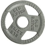 Gietijzeren Halterschijf voor Krachttraining en Gewichtheffen - 2,3 kg