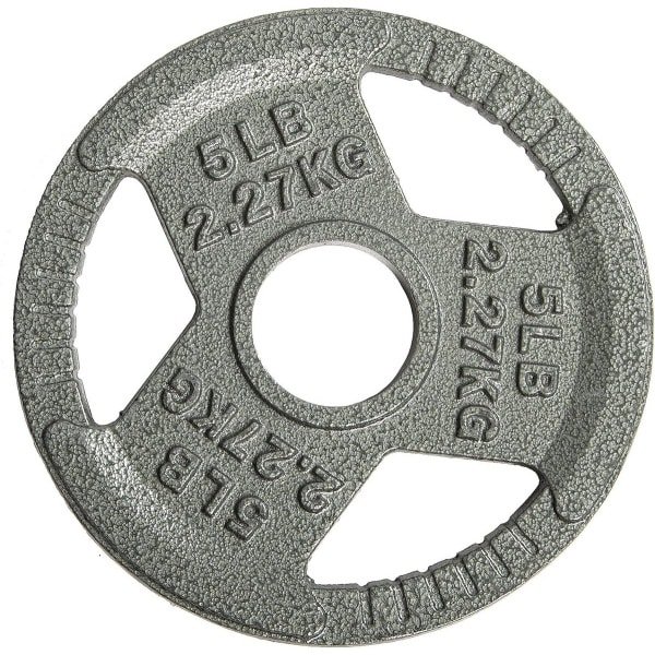 Gietijzeren Halterschijf voor Krachttraining en Gewichtheffen - 2,3 kg