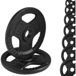 Gietijzeren Halterschijven voor Krachttraining en Bodybuilding - Ø 50 mm, 1,25 tot 25 kg