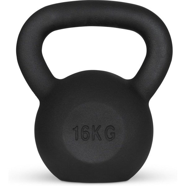 Gietijzeren Kettlebell 16 kg voor Krachttraining en Fitness