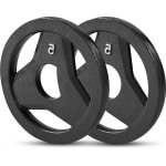 Gietijzeren Olympische 2-inch gripplaat 23 kg - Set van 2 platen voor gewichtheffen en CrossFit