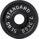 Gietijzeren gewichtsplaat voor krachttraining, gewichtheffen en crossfit, 1 inch of 2 inch, standaard of Olympisch