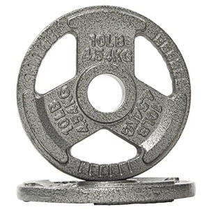 Gietijzeren halterschijf voor krachttraining en gewichtheffen - 4,5 kg paar