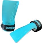 Grips Geschikt voor Crossfit - Sticky Hand Grips - No Chalk - Fitness Handschoenen - Fingerless Grips - Sky Blue L/XL