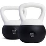 Gym Masters Zachte Kettlebell Set - 4 & 6 kg - Fitness Gewicht voor Thuis & Sportschool - Krachttraining & Cardio - Anti-Beschadiging