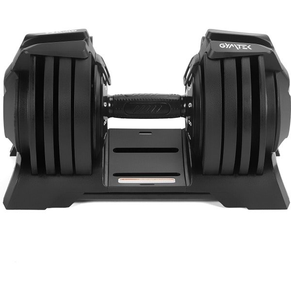 Gymtek® Verstelbare Halter - van 3 tot 24 kg - Halterschijven, Halterstangen voor Thuisgymnastiek, Krachttraining, Fitnessstudio, Workout