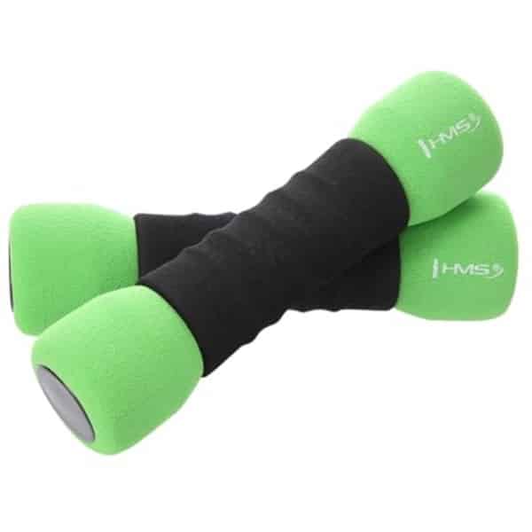 HMS Halters CM07 Halterset voor dames en heren, fitness, aerobics, sport, krachttraining, 2 x 1,5 kg