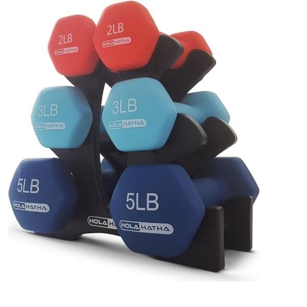 Halterset met Rek voor Krachttraining en Spierdefinitie Thuis